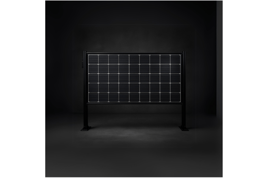 Solarzaun Q345B mit schwarzer Schutzbeschichtung - GAIB SOLAR